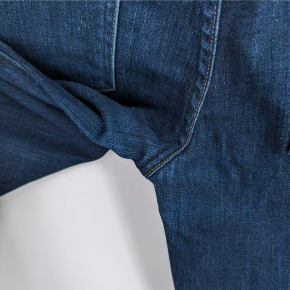 Madewell Skinny Skinny Jeans 27x32 Dark Wash Cotton Stretch Denim Blue Low Rise - Picture 8 of 11